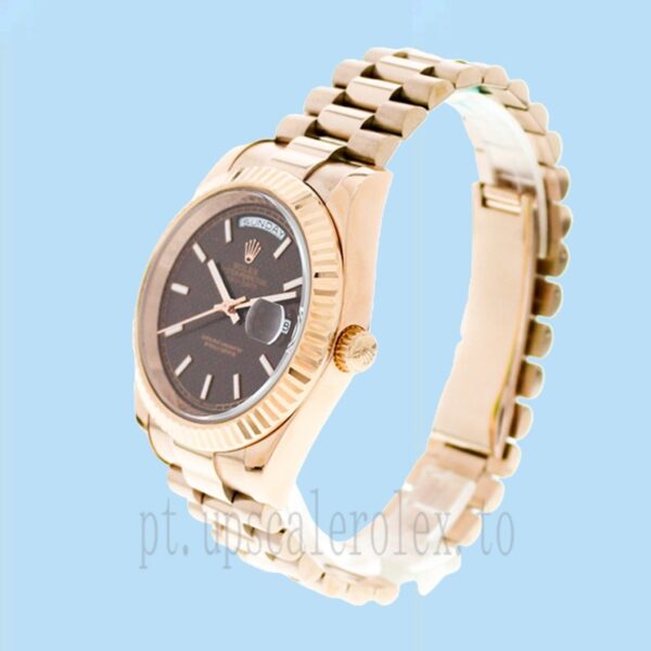 Rolex Day-date 40mm 228235-0006 Masculino Tom De Ouro Rosa Assistir - Image 3