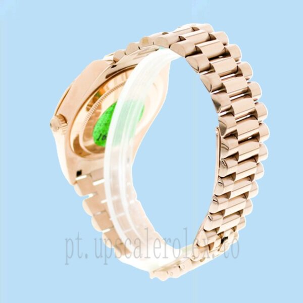 Rolex Day-date 40mm 228235-0006 Masculino Tom De Ouro Rosa Assistir - Image 4