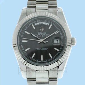 Rolex Day-date 228239BKSP 40mm Masculino Tom Prata Automático