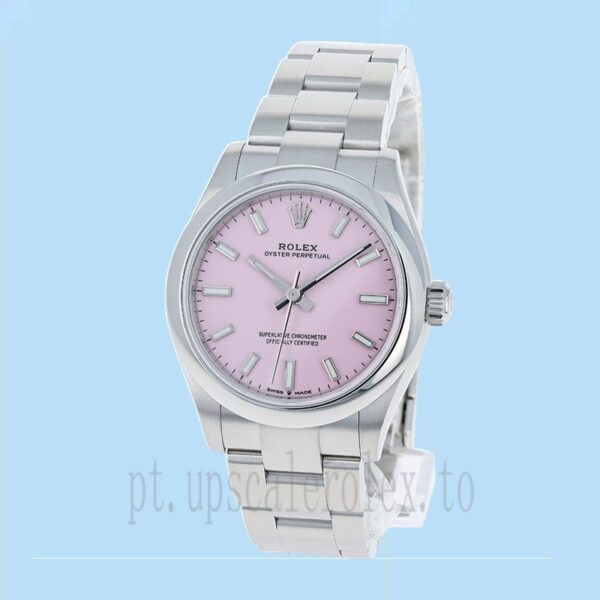 Rolex Oyster Perpetual Senhoras 31mm m277200-0009 Mostrador rosa - Image 3
