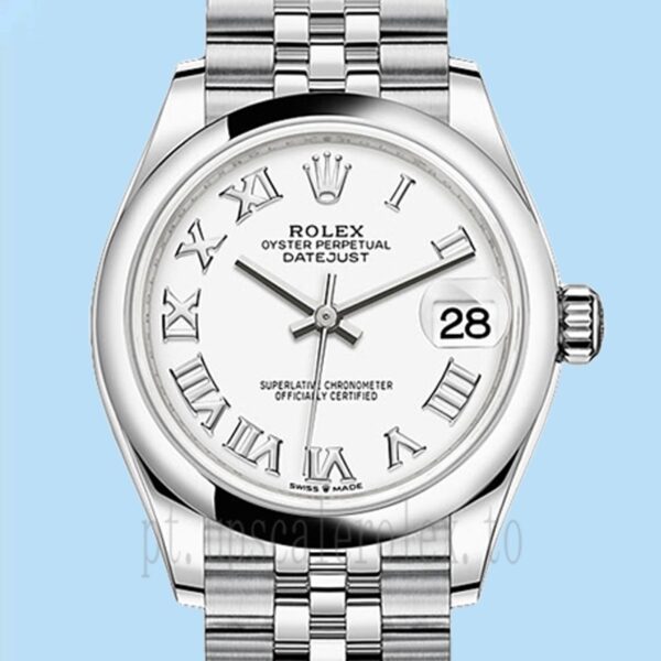 Rolex Datejust m278240-0004 31mm Senhoras Tom Prata