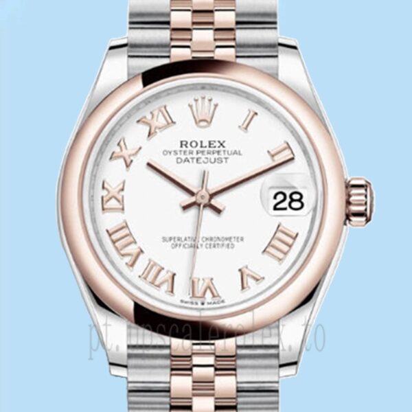 Rolex Datejust 31mm Senhoras m278241-0002 Pulseira Jubileu Assistir