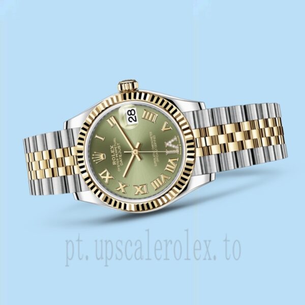 Rolex Datejust m278273-0016 31mm Senhoras Pulseira Jubileu Mostrador Verde - Image 3