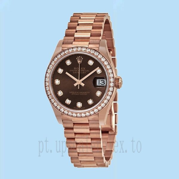 Rolex Datejust 31mm m278285rbr-0006 Senhoras Mostrador De Chocolate - Image 2