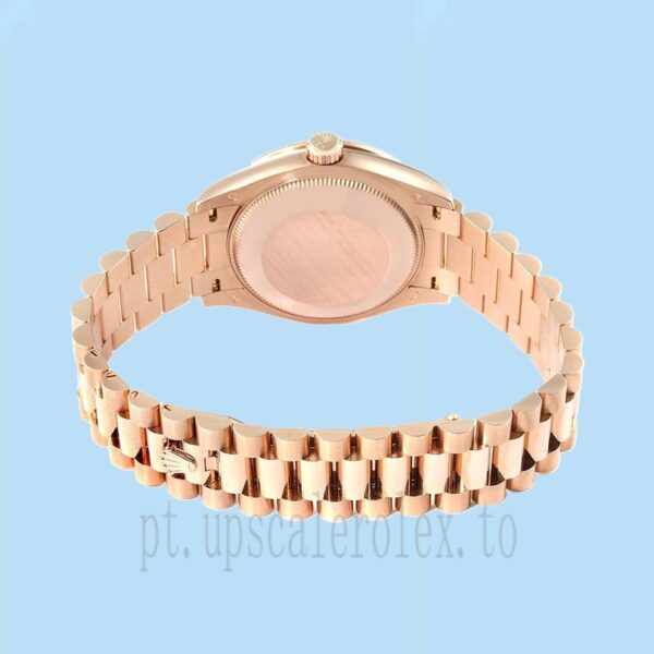 Rolex Datejust Senhoras m278285rbr-0030 31mm Tom De Ouro Rosa Mostrador Prateado - Image 4