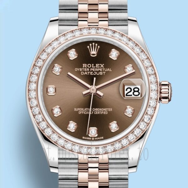Rolex Datejust Senhoras 31mm m278381rbr-0028 Tom Prata
