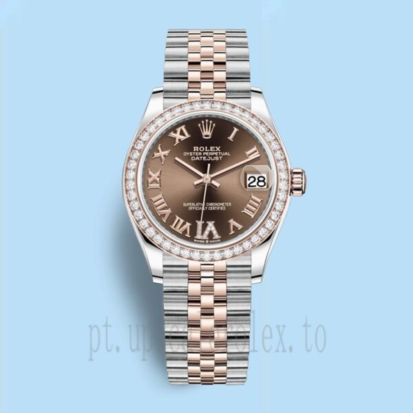 Rolex Datejust 31mm Senhoras m278381rbr-0006 Mostrador De Chocolate Assistir - Image 2