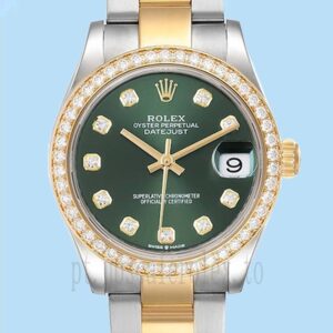 Rolex Datejust Senhoras m278383rbr-0029 31mm Tom Prata Automático