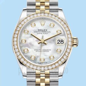 Rolex Datejust Senhoras m278383rbr-0028 31mm Tom Prata