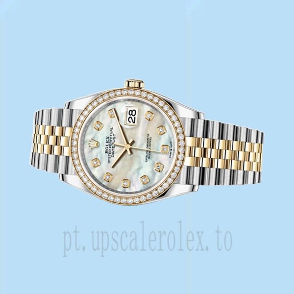 Rolex Datejust Senhoras m278383rbr-0028 31mm Tom Prata - Image 3