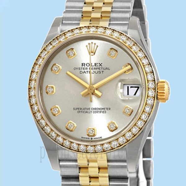 Rolex Datejust Senhoras m278383rbr-0020 31mm Automático Pulseira Jubileu