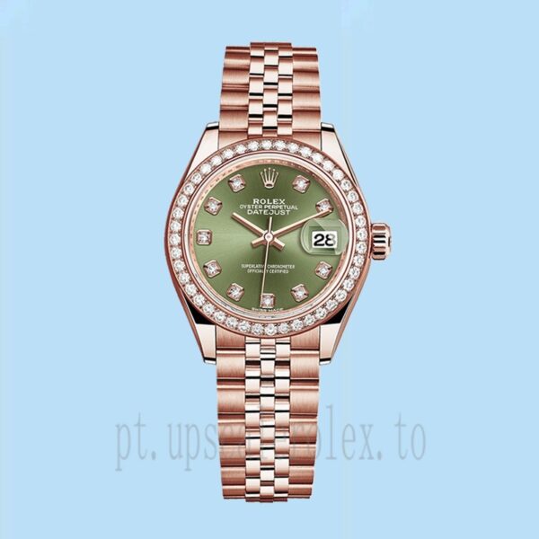 Rolex Datejust Senhoras m279135rbr-0014 28mm Automático Pulseira Presidente/Pulseira Jubileu - Image 5