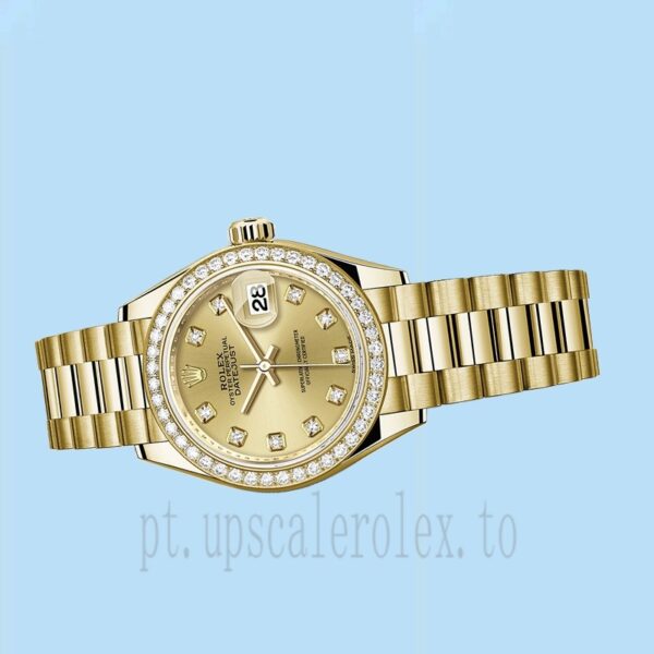 Rolex Datejust 28mm Senhoras m279138rbr-0023 Assistir Tom De Ouro - Image 3