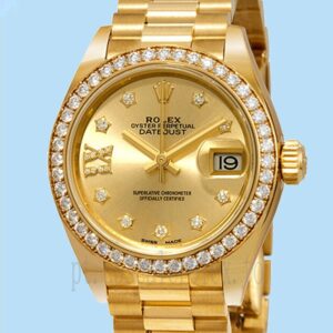 Rolex Datejust m279138rbr-0006 28mm Senhoras Pulseira Presidente/Pulseira Jubileu