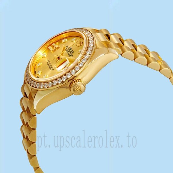 Rolex Datejust m279138rbr-0006 28mm Senhoras Pulseira Presidente/Pulseira Jubileu - Image 3