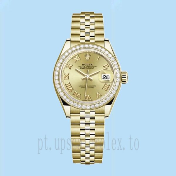Rolex Datejust Senhoras m279138rbr-0022 28mm Mostrador De Champanhe Assistir - Image 2