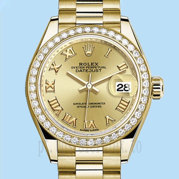 Rolex Datejust Senhoras 28mm m279138rbr-0021 Pulseira Presidente