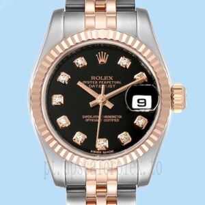 Rolex Datejust 28mm Senhoras 279171 Mostrador Preto Automático