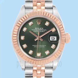 Rolex Datejust Senhoras 279171 28mm Mostrador Verde