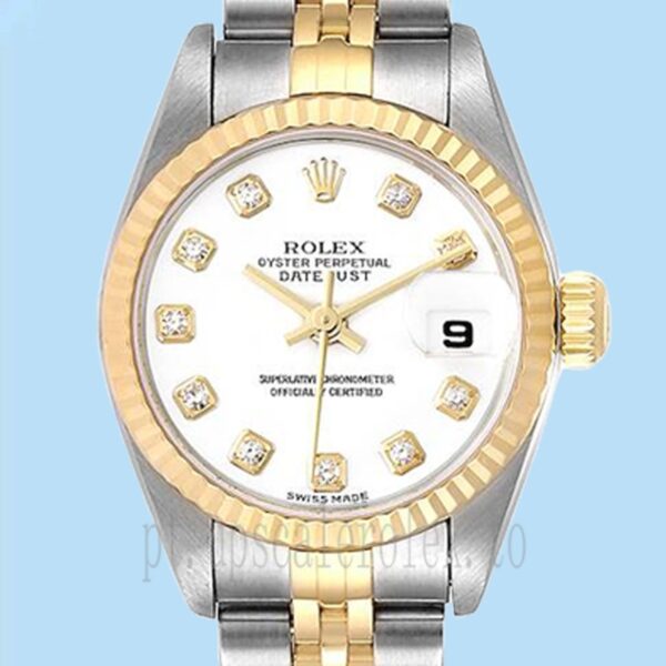 Rolex Datejust Senhoras 279173 28mm Mostrador Branco