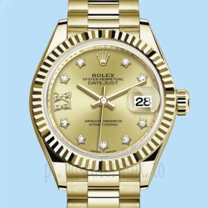 Rolex Datejust Senhoras m279178-0014 28mm Mostrador De Champanhe