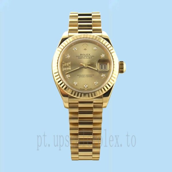 Rolex Datejust Senhoras m279178-0014 28mm Mostrador De Champanhe - Image 2