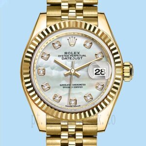Rolex Datejust 28mm m279178-0025 Senhoras Mostrador Madrepérola Assistir