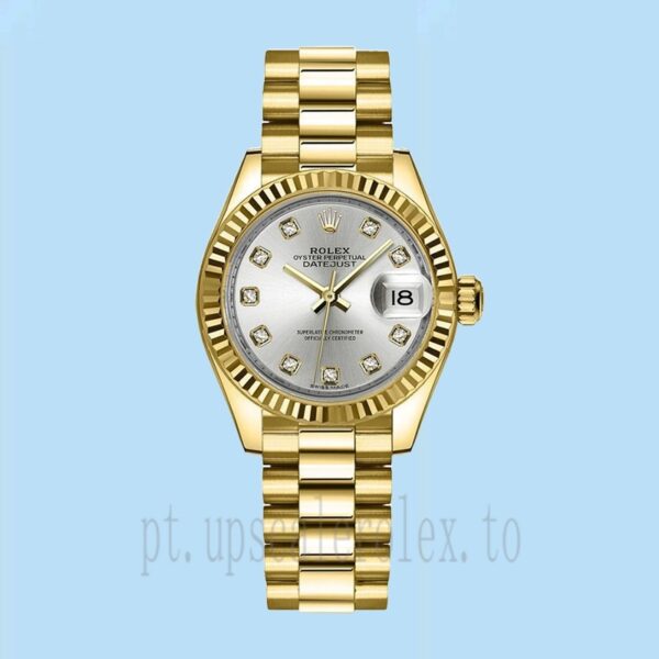 Rolex Datejust m279178-0015 Senhoras 28mm Tom De Ouro - Image 2