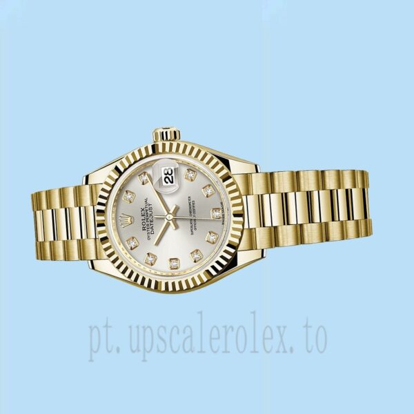 Rolex Datejust m279178-0015 Senhoras 28mm Tom De Ouro - Image 3
