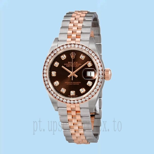 Rolex Datejust Senhoras 28mm m279381rbr-0011 Pulseira Jubileu Automático - Image 2