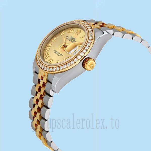 Rolex Datejust m279383rbr-0009 28mm Senhoras Mostrador De Champanhe - Image 3