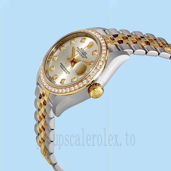 Rolex Datejust Senhoras 28mm m279383rbr-0007 Mostrador Prateado Automático - Image 3