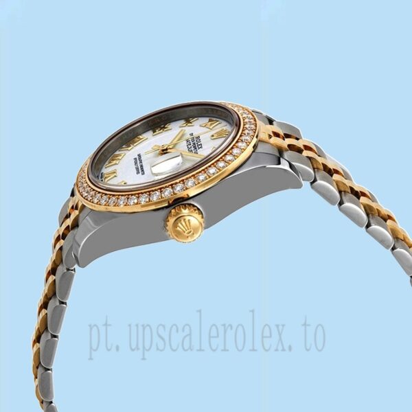 Rolex Datejust m279383rbr-0023 28mm Senhoras Tom Prata - Image 3