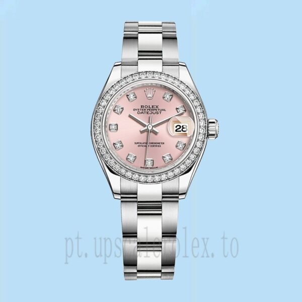 Rolex Datejust m279384rbr-0004 Senhoras 28mm Assistir Tom Prata - Image 2