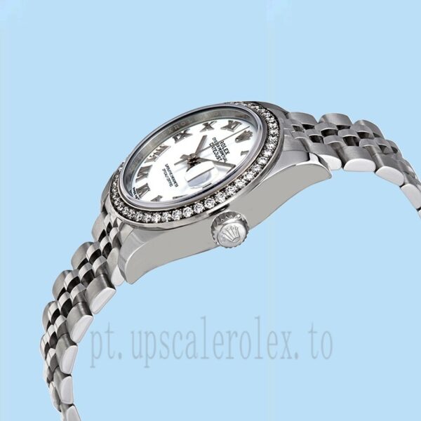 Rolex Datejust 28mm m279384rbr-0019 Senhoras Tom Prata - Image 3