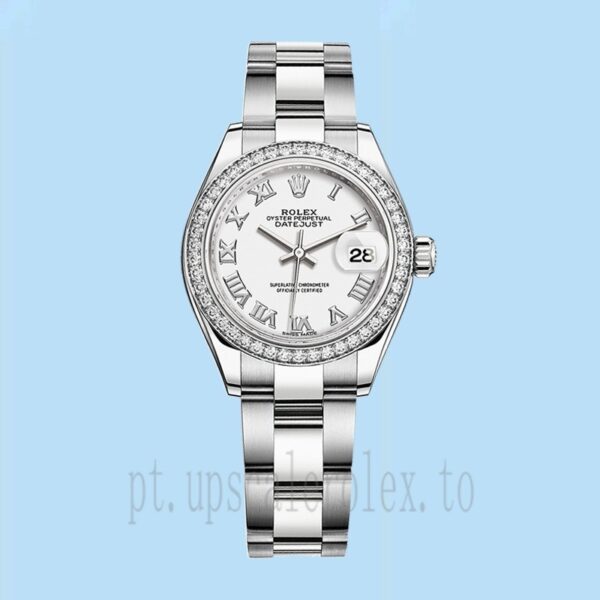 Rolex Datejust Senhoras 28mm m279384rbr-0020 Mostrador Branco - Image 2
