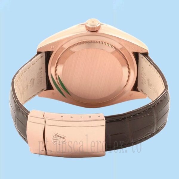 Rolex Sky-dweller 41mm Masculino 326135-L Correia De Couro - Image 4