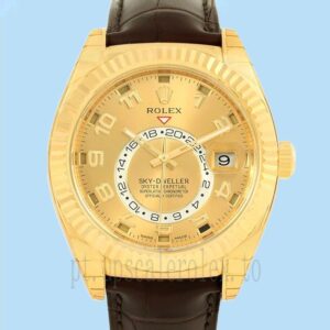 Rolex Sky-dweller 41mm 326138 Masculino Mostrador De Champanhe