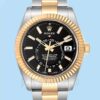 Rolex Sky-dweller m326933-0002 41mm Masculino Mostrador Preto