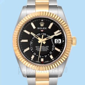 Rolex Sky-dweller m326933-0002 41mm Masculino Mostrador Preto