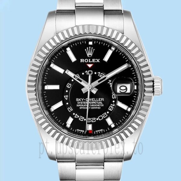 Rolex Sky-dweller 41mm Masculino m326934-0005 Tom Prata Automático