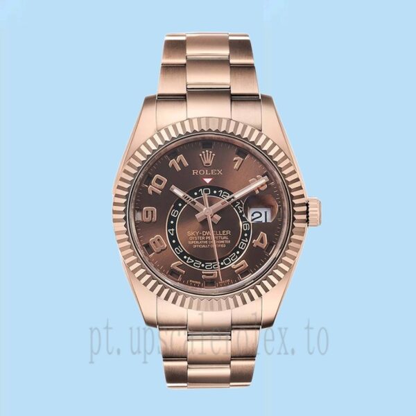 Rolex Sky-dweller 41mm 326935BRAO Masculino Mostrador Marrom - Image 2