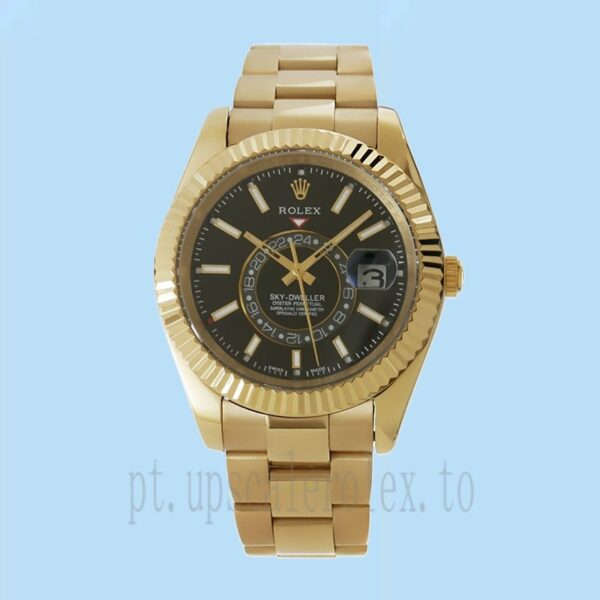 Rolex Sky-dweller Masculino 326938BKSO 41mm Mostrador Preto Assistir - Image 2
