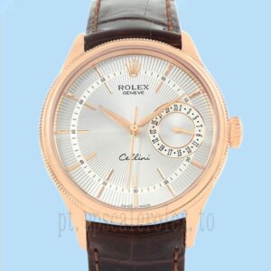 Rolex Cellini Masculino 39mm m50515-0008 Tom De Ouro Rosa