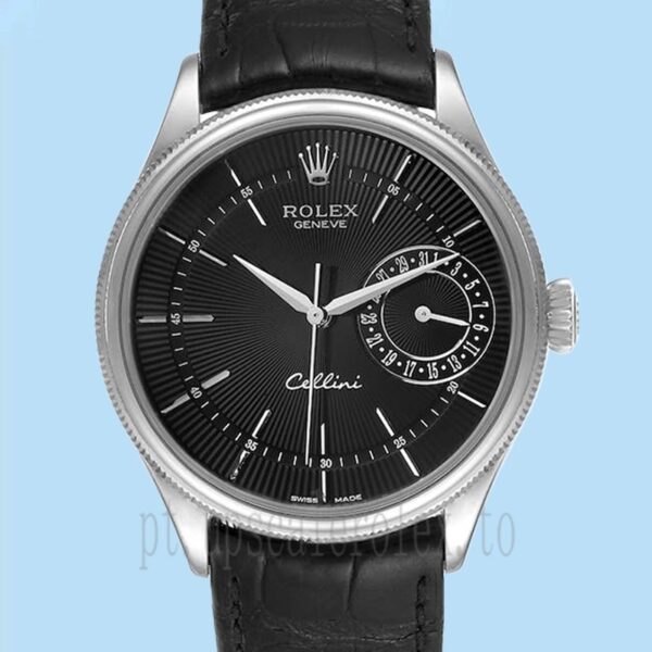 Rolex Cellini m50519-0007 39mm Masculino Automático Correia De Couro
