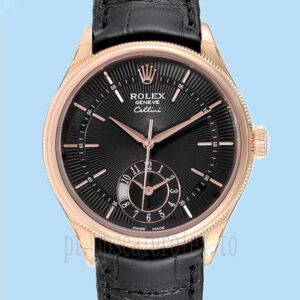 Rolex Cellini Masculino m50525-0011 39mm Mostrador Preto