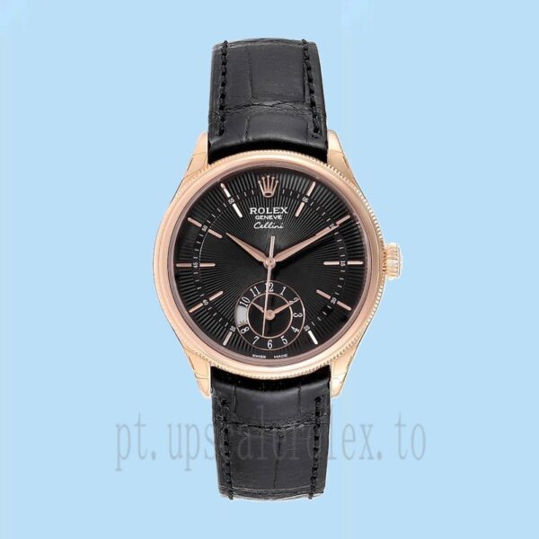 Rolex Cellini Masculino m50525-0011 39mm Mostrador Preto - Image 2