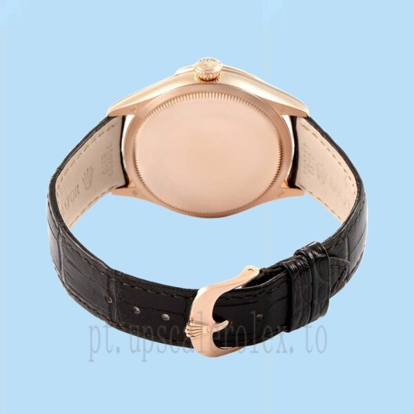 Rolex Cellini 39mm Masculino m50525-0016 Correia De Couro Assistir - Image 4