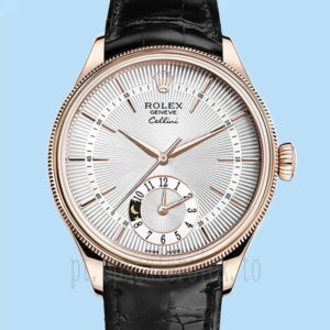 Rolex Cellini 39mm Masculino m50525-0009 Assistir Correia De Couro