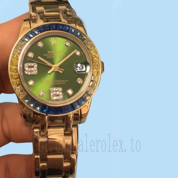Rolex Pearlmaster 31mm Senhoras 86348SABLV-42748 Assistir - Image 5